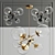 Global Pendant Lamp: Sleek Metal Elegance 3D model small image 1