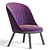 Romy Easy Chair: Sleek Comfort 3D model small image 2