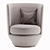 All Around Contemporary Armchair 3D model small image 2