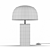 Sleek Black Table Lamp 3D model small image 3