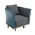 2011 Club Chair: Stylish, Comfortable, and Versatile 3D model small image 1