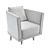 2011 Club Chair: Stylish, Comfortable, and Versatile 3D model small image 3