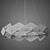 Rhomb Tissue Chandelier: Elegant and Extraordinary 3D model small image 2