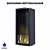 Vertical Biofireplace: SappFire 3D model small image 1