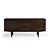 Elegant McKenzie Console: 3 Drawers 3D model small image 3