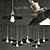 Industrial Loft Cone Pendant - Modern Chandelier 3D model small image 1