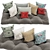 Elegant Cushions Bundle 4 3D model small image 1