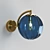 Modern Brass Glass Pendant 3D model small image 1