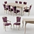 Modern Dining Set - Table + Chairs 3D model small image 1