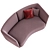 Elegant Bonaldo Arno Sofa: Modern Comfort and Style 3D model small image 2