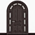 Elegant Entryway Door Arch 3D model small image 1