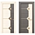 Elegant Classic Interior Doors 3D model small image 1