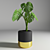 Monstera Flower Sculpture 3D model small image 1