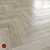 Rona Light Beige Wood Floor Tile 3D model small image 1