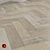 Rona Light Beige Wood Floor Tile 3D model small image 2