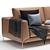 BoConcept Modern Sofa Set 3D model small image 2