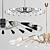 Elegant Norah Suspension 3D model small image 2