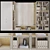 5m Plywood Wardrobe 3D model small image 1