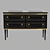 Luxury Black and Gold Vanity 3D model small image 3