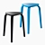 IKEA Curre Stool - Stylish and Compact! 3D model small image 2