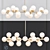 Icy Glow Bubble Chandelier 3D model small image 1