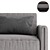 Sesto Senso Fabric Sofa 3D model small image 2