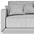 Sesto Senso Fabric Sofa 3D model small image 3