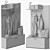 Gratton Hallway Unit: Stylish Storage Solution for Your Entryway 3D model small image 3