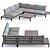 Outdoor Corner Sofa Set 3D model small image 1