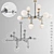 Mid-Century Parlor Chandelier 3D model small image 1