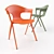 Sleek and Stylish Allermuir Axyl Chair 3D model small image 1