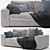 Alberta Salotti I Togo: Elegant and Stylish Sofa 3D model small image 1