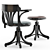 Revolving Kontor Armchair 523 3D model small image 2