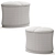 Elegant Pregno Veyron Pouf 3D model small image 2