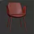 Elegant Aldergrove Dining Chair 3D model small image 3