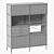 Eames ESU Bookcase: Stylish Storage Solution 3D model small image 3