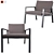 Park Life Club Armchair - Durable & Stylish Outdoors Furniture 3D model small image 2