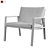 Park Life Club Armchair - Durable & Stylish Outdoors Furniture 3D model small image 3