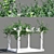 Trellis Jasmine Pergola: 5277 x 5974 x 4316mm 3D model small image 1