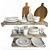 Artesano Wooden Shelves: Classic Kitchen Houseware 3D model small image 1