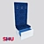 OM Bench: Stylish Storage Solution 3D model small image 1