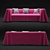 Modern & Stylish Cape Sofa 3D model small image 1