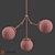 Stylish Constellation Pendant Light 3D model small image 2