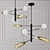 Sway Pendant: 6 or 8-Light Rotating Chandelier 3D model small image 1