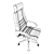 Elegant Arthur Office Chair 3D model small image 3