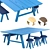 Picnic Zenith: Ultimate Outdoor Set 3D model small image 1
