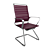 Metal Leg Universal Chair 3D model small image 1