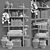 Pottery Barn Houston Bookcase: Stylish and Functional Storage 3D model small image 2