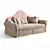 Anastasia Kids Folding Sofa 3D model small image 8