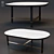 Sleek Cookies Coffee Table by Gallotti & Radice 3D model small image 1